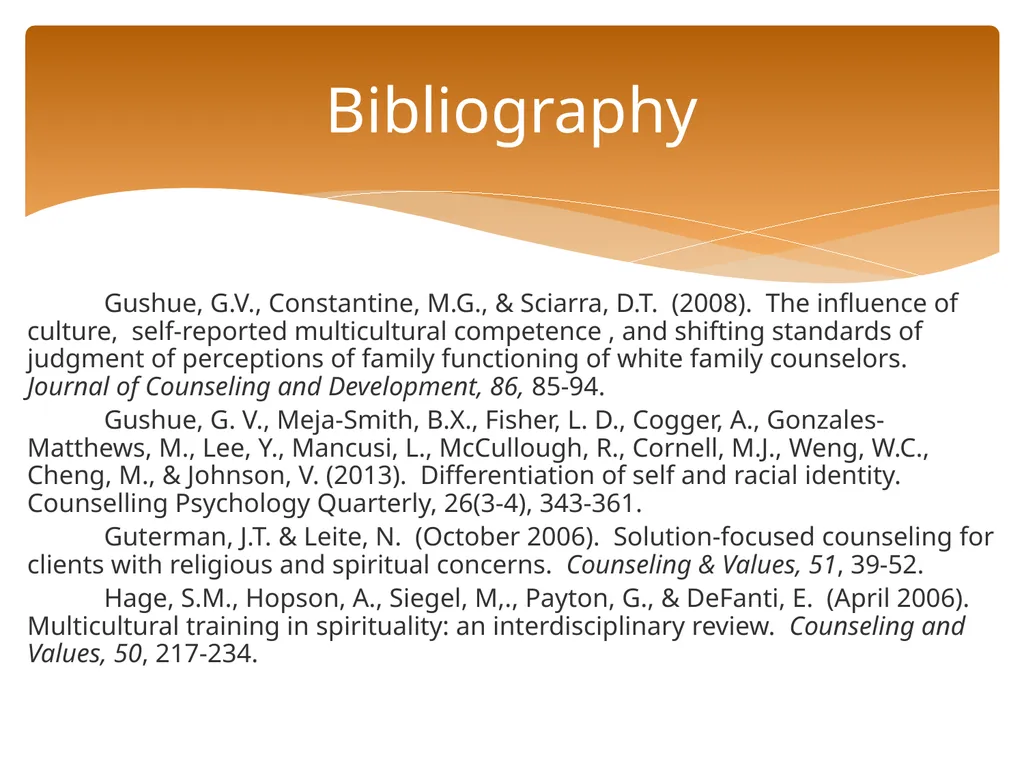 Conceptualizing Cultural Variables in Treatment - slide 194 of 212