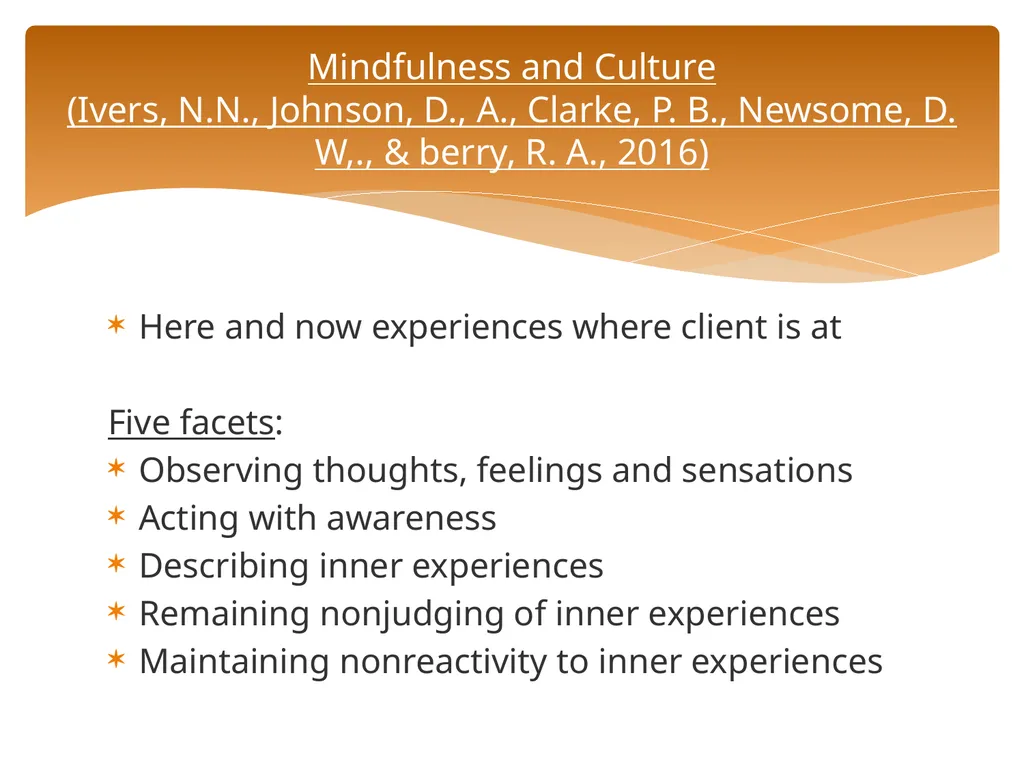 Conceptualizing Cultural Variables in Treatment - slide 120 of 212
