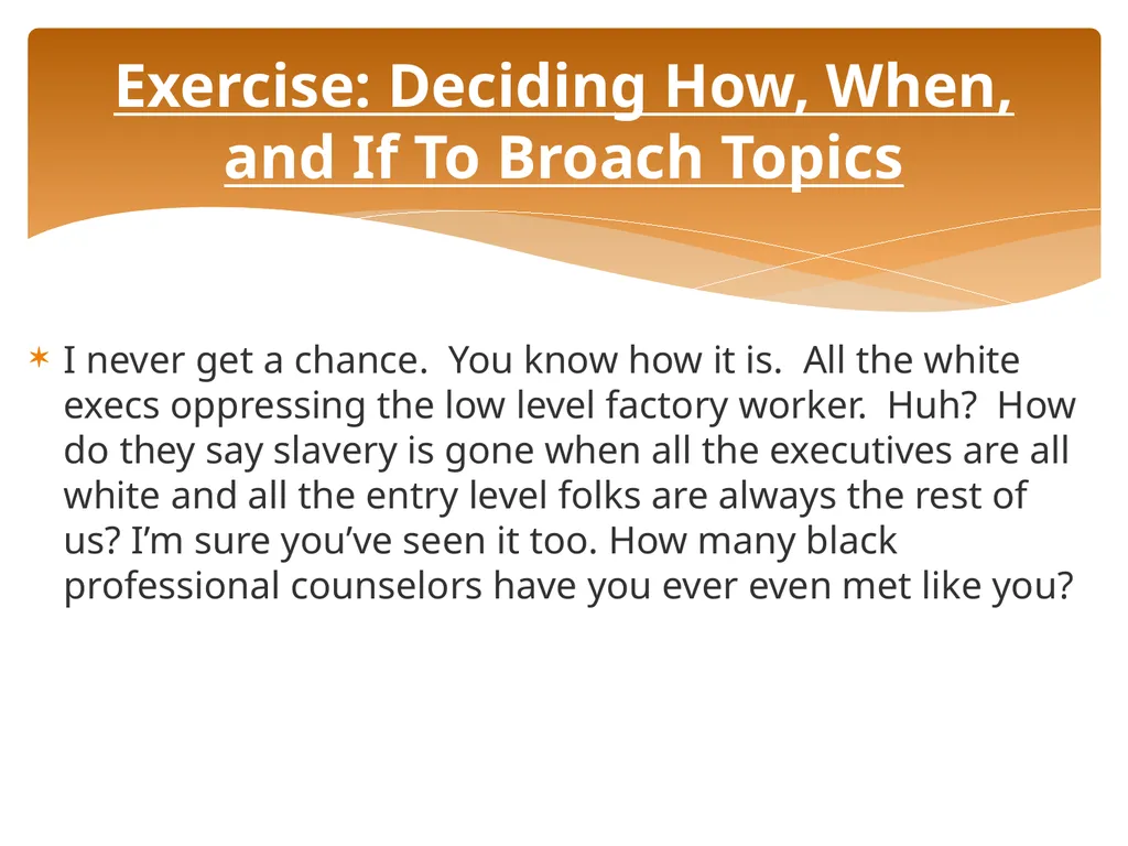 Conceptualizing Cultural Variables in Treatment - slide 76 of 212
