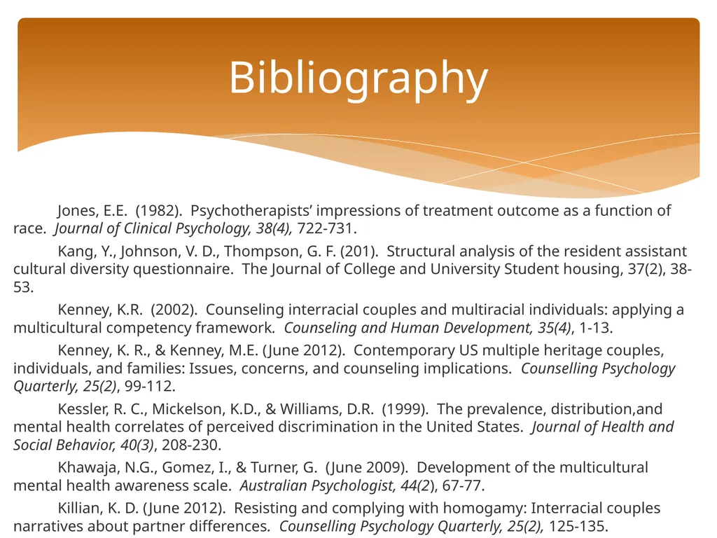 Conceptualizing Cultural Variables in Treatment - slide 198 of 212