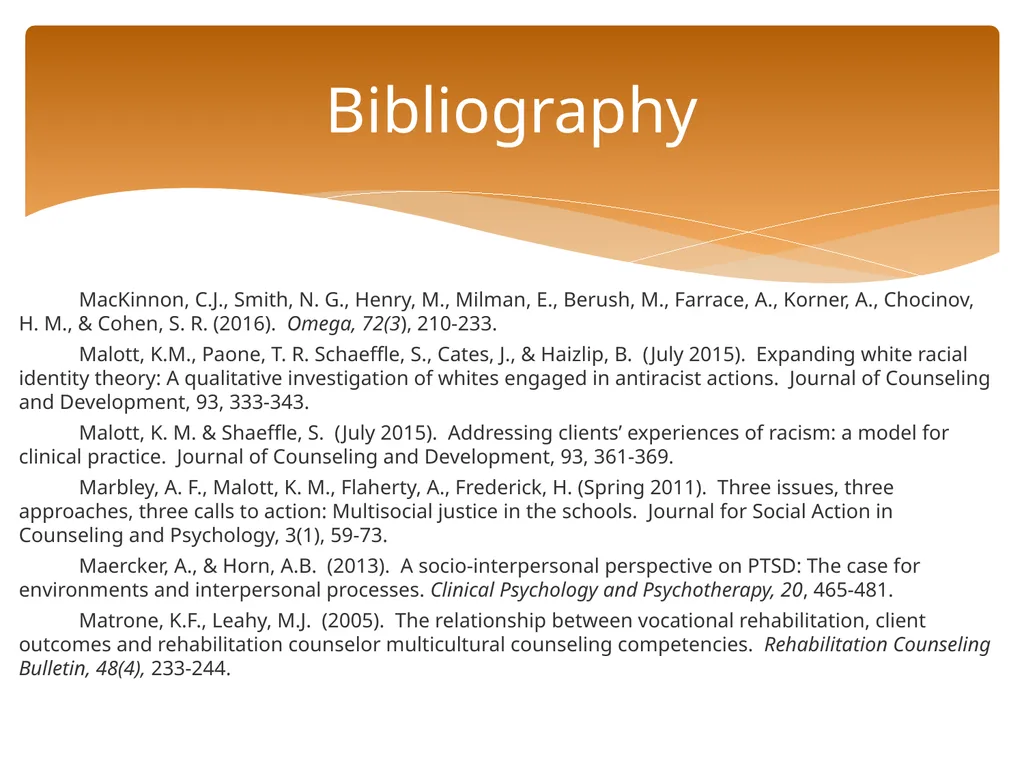 Conceptualizing Cultural Variables in Treatment - slide 202 of 212