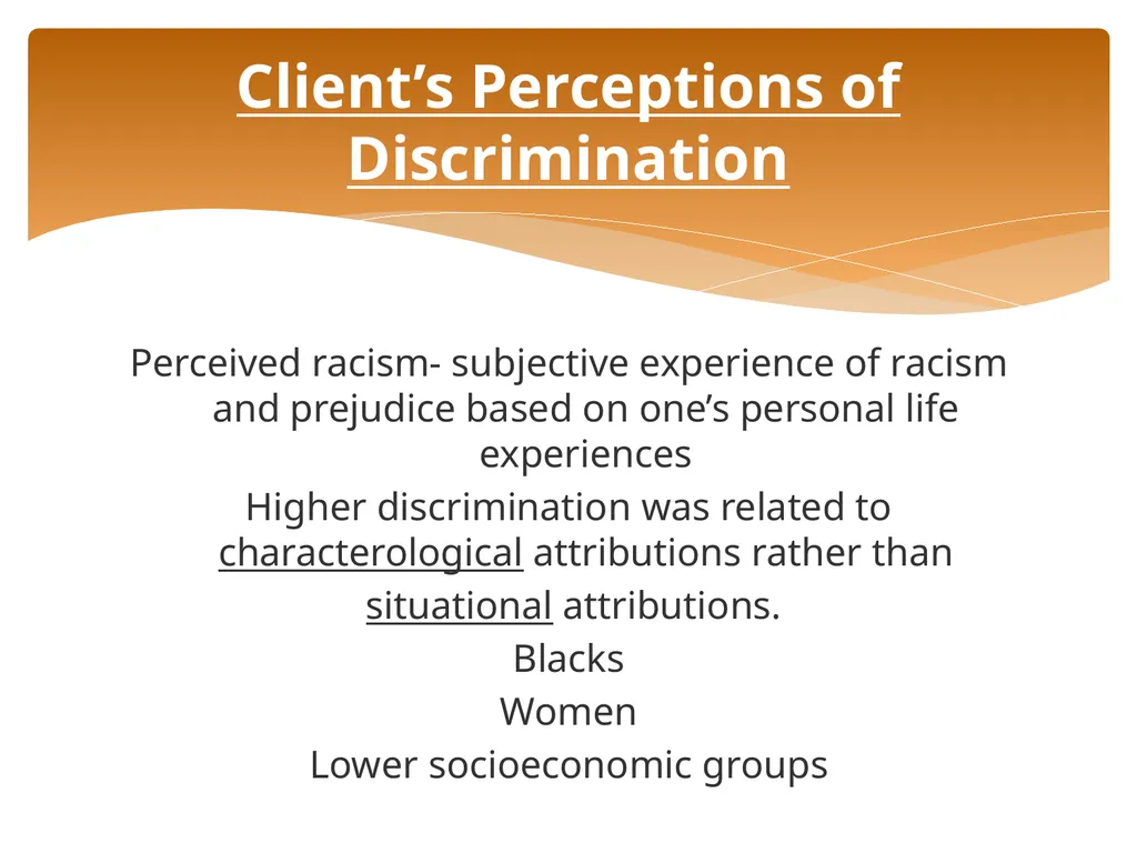 Conceptualizing Cultural Variables in Treatment - slide 102 of 212