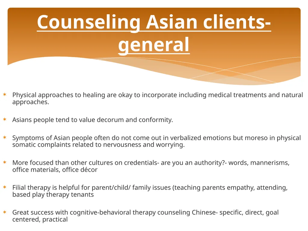 Conceptualizing Cultural Variables in Treatment - slide 111 of 212