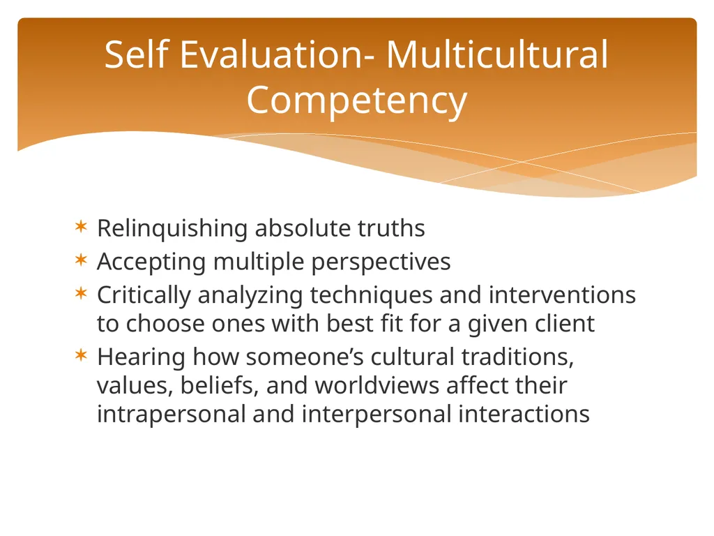 Conceptualizing Cultural Variables in Treatment - slide 41 of 212