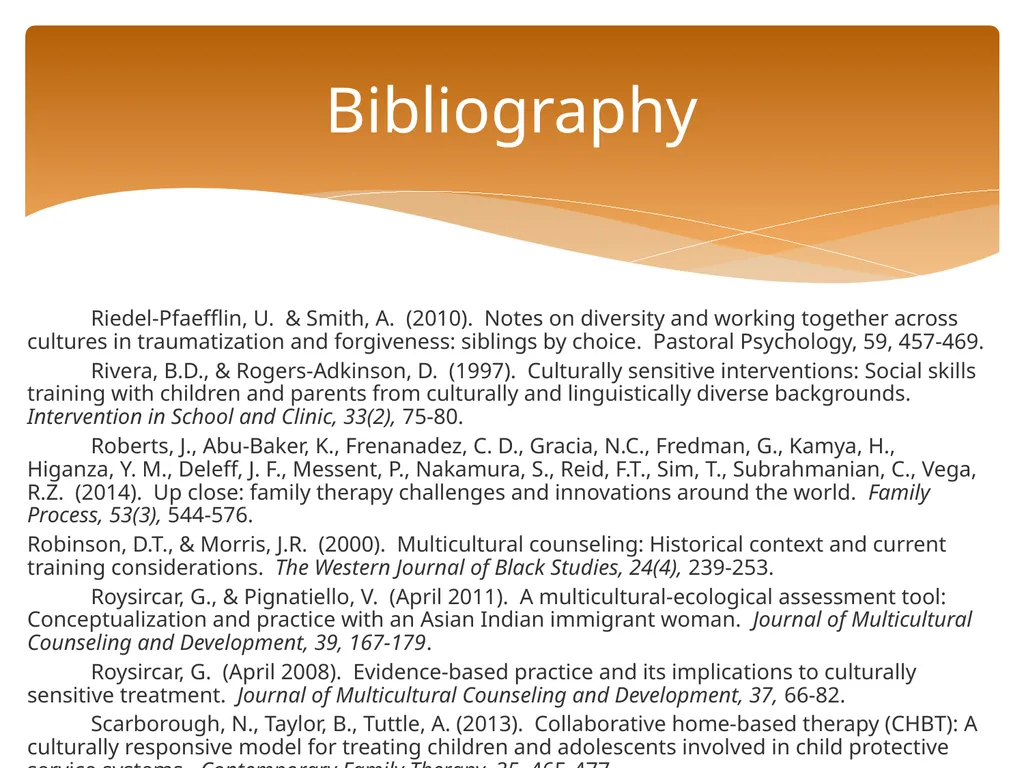 Conceptualizing Cultural Variables in Treatment - slide 207 of 212