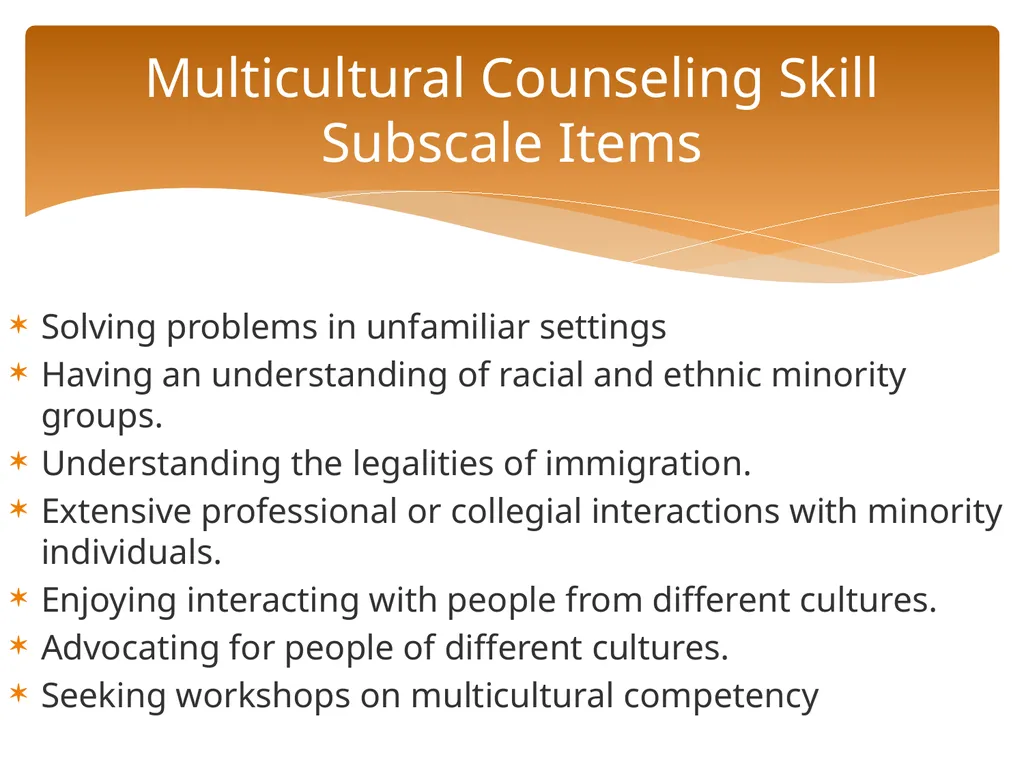 Conceptualizing Cultural Variables in Treatment - slide 45 of 212