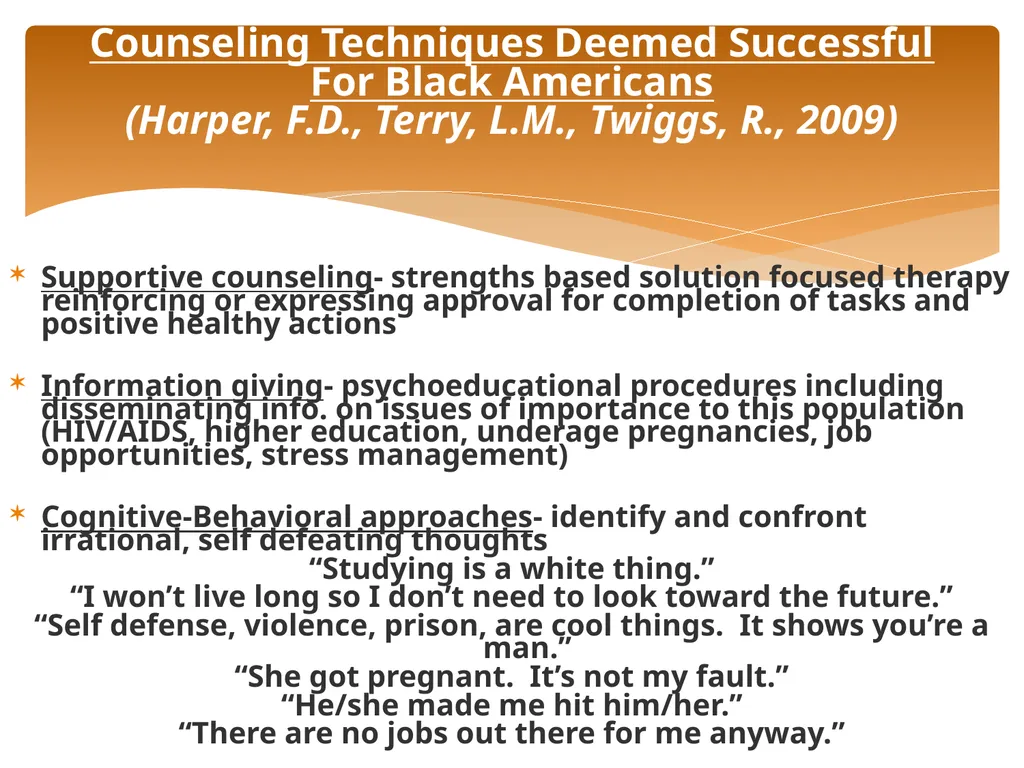 Conceptualizing Cultural Variables in Treatment - slide 108 of 212