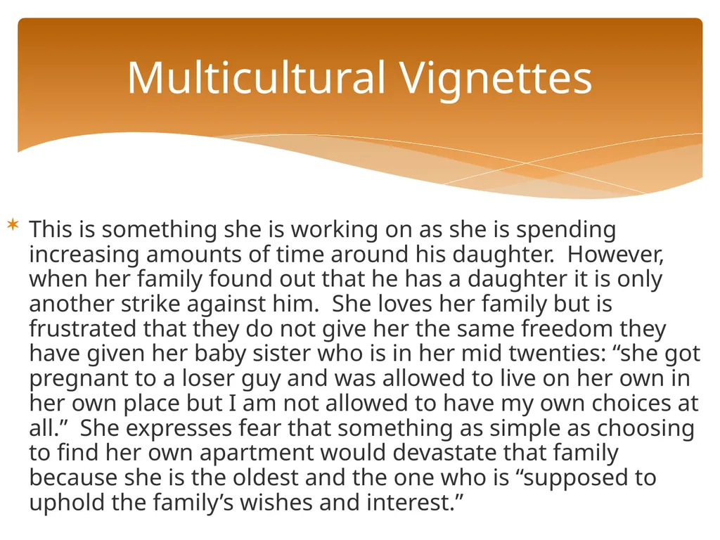 Conceptualizing Cultural Variables in Treatment - slide 178 of 212