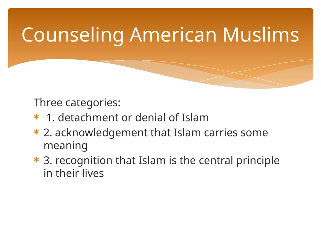 Conceptualizing Cultural Variables in Treatment - slide 147 of 212