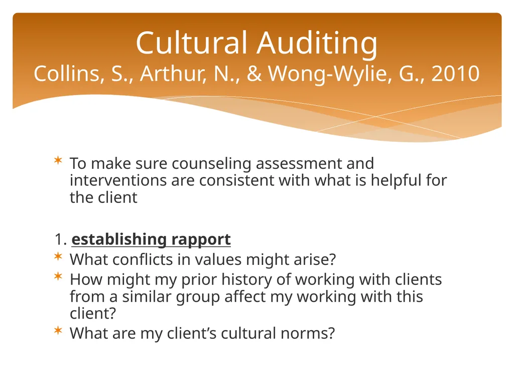 Conceptualizing Cultural Variables in Treatment - slide 49 of 212