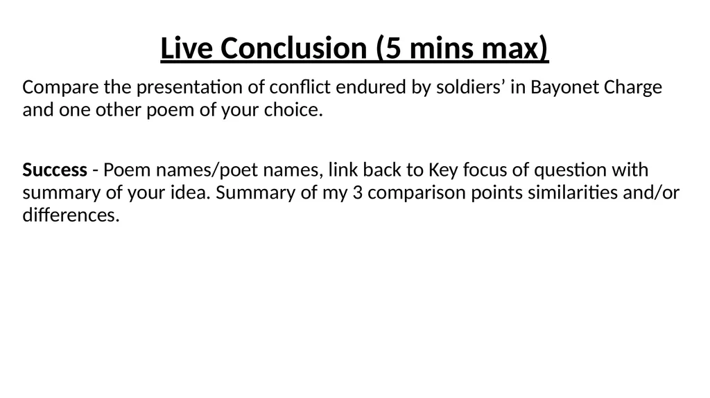 The Charge of The Light Brigade – fill the gaps - slide 36 of 36