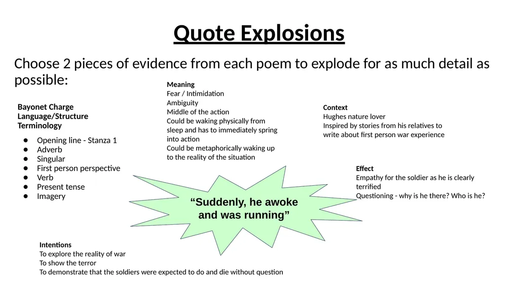 The Charge of The Light Brigade – fill the gaps - slide 31 of 36