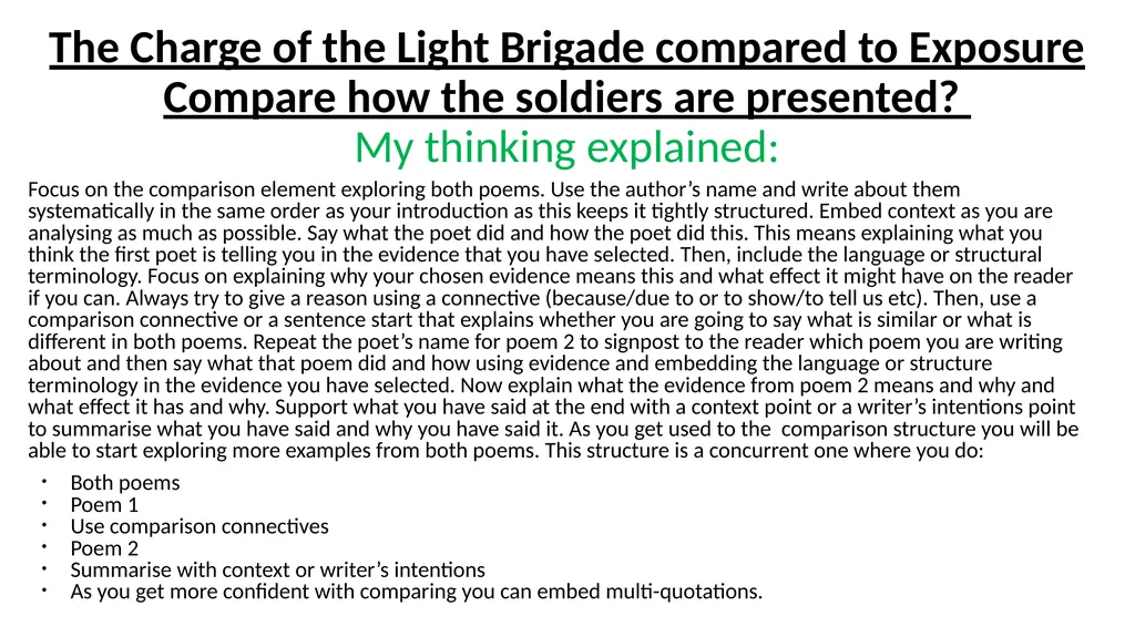 The Charge of The Light Brigade – fill the gaps - slide 12 of 36