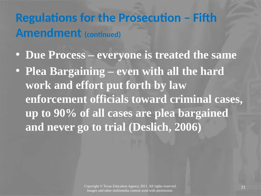 Legal Systems Forensic Science Copyright and Terms - slide 11 of 38