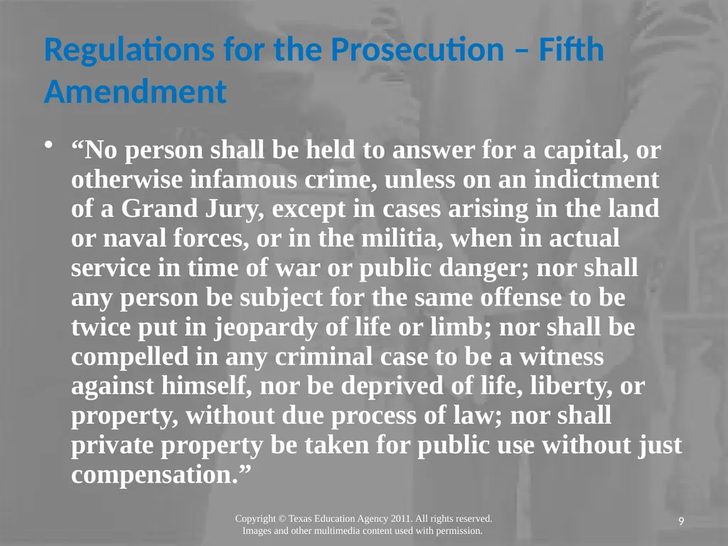 Legal Systems Forensic Science Copyright and Terms - slide 9 of 38