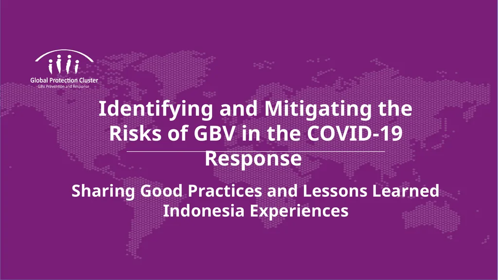 Sharing Good Practices and Lessons Learned - slide 1 of 7