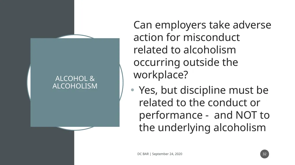 IT DIDN’T HAPPEN AT WORK: CAN THEY FIRE ME ANYWAY? - slide 32 of 63