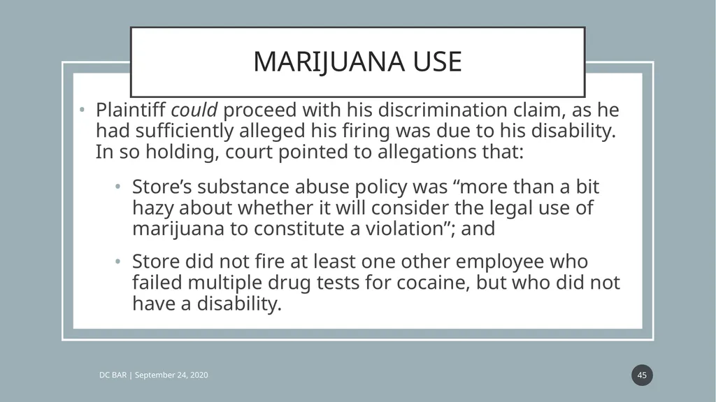 IT DIDN’T HAPPEN AT WORK: CAN THEY FIRE ME ANYWAY? - slide 45 of 63