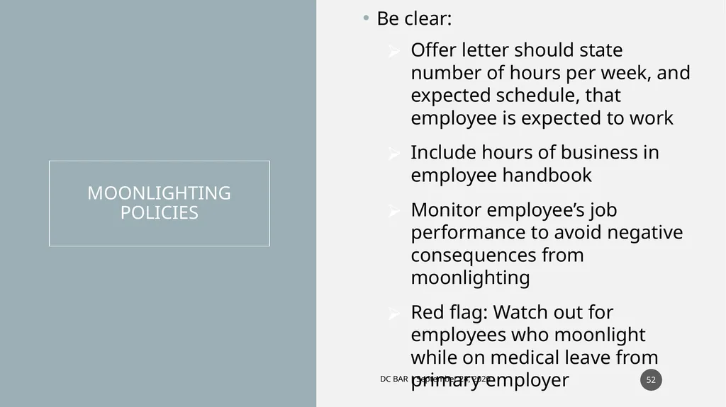 IT DIDN’T HAPPEN AT WORK: CAN THEY FIRE ME ANYWAY? - slide 52 of 63