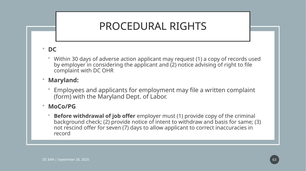IT DIDN’T HAPPEN AT WORK: CAN THEY FIRE ME ANYWAY? - slide 63 of 63
