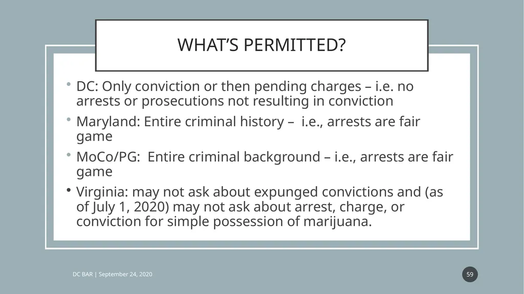 IT DIDN’T HAPPEN AT WORK: CAN THEY FIRE ME ANYWAY? - slide 59 of 63