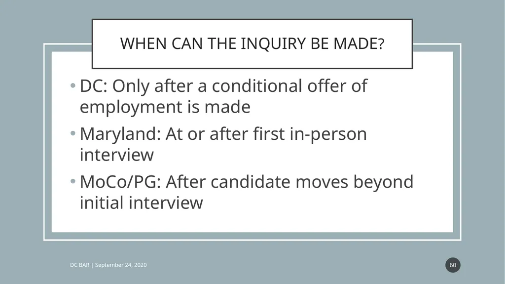 IT DIDN’T HAPPEN AT WORK: CAN THEY FIRE ME ANYWAY? - slide 60 of 63