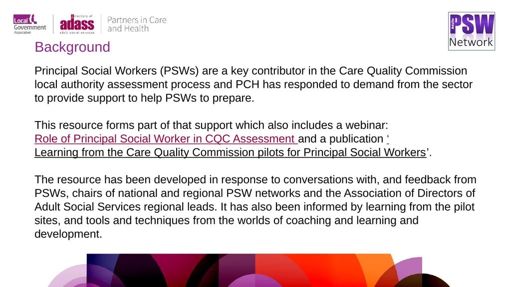 Preparing for CQC assessment A practical resource - slide 5 of 32