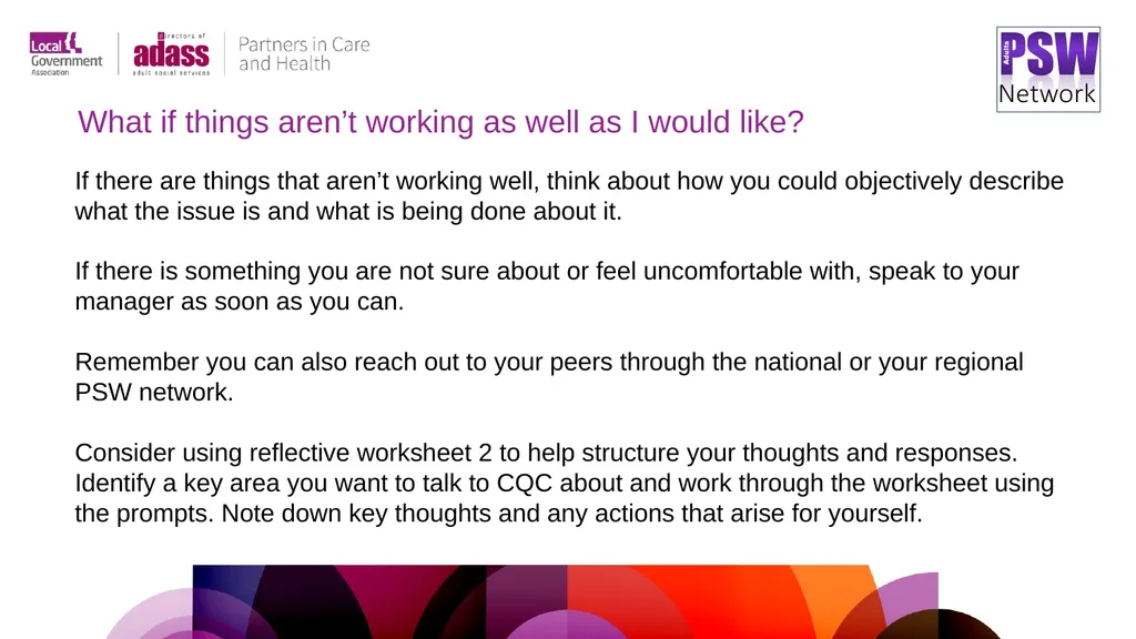 Preparing for CQC assessment A practical resource - slide 17 of 32