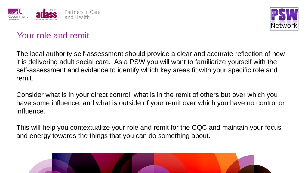 Preparing for CQC assessment A practical resource - slide 9 of 32