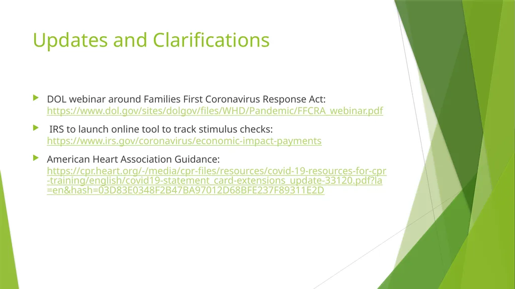 Responding to COVID-19 A Webinar Series Presented - slide 5 of 16