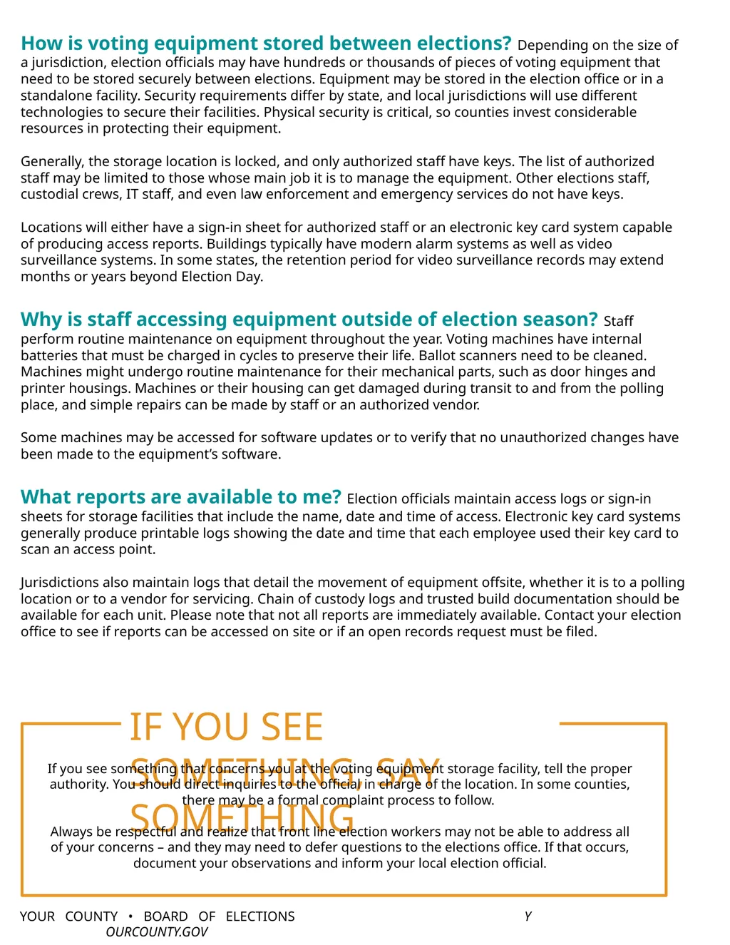 KEYS TO MEANINGFUL OBSERVATION YOUR COUNTY LOGO - slide 2 of 2
