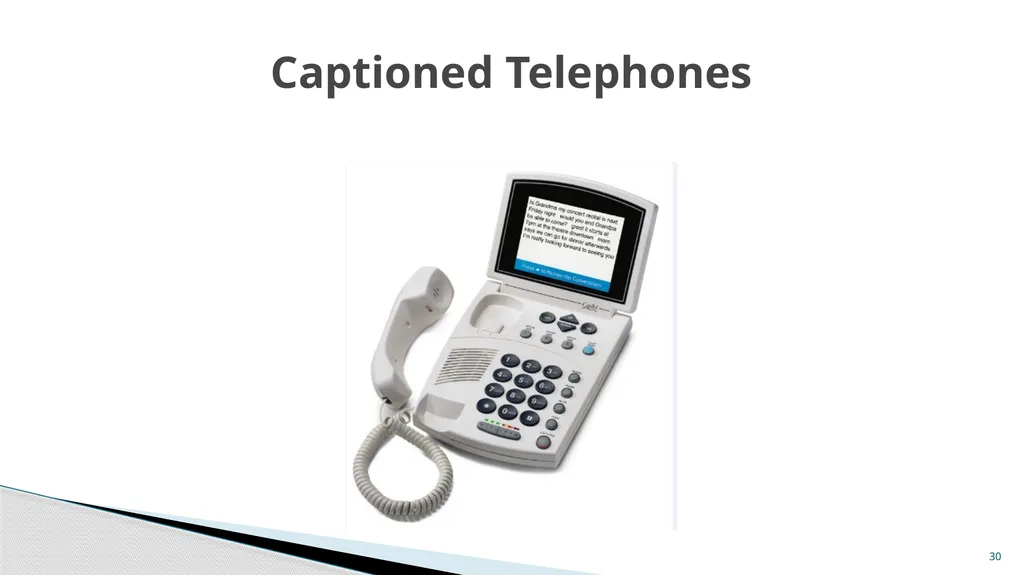 Accessible Information and Effective Communication - slide 30 of 85