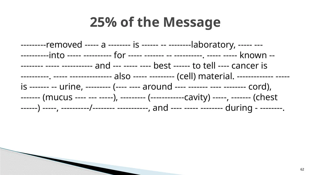 Accessible Information and Effective Communication - slide 62 of 85