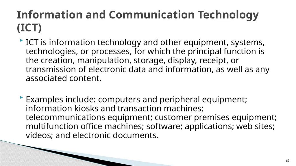Accessible Information and Effective Communication - slide 69 of 85