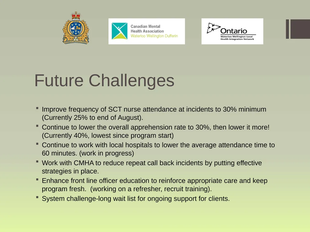 Waterloo Region Specialized Crisis Team Project: - slide 27 of 30