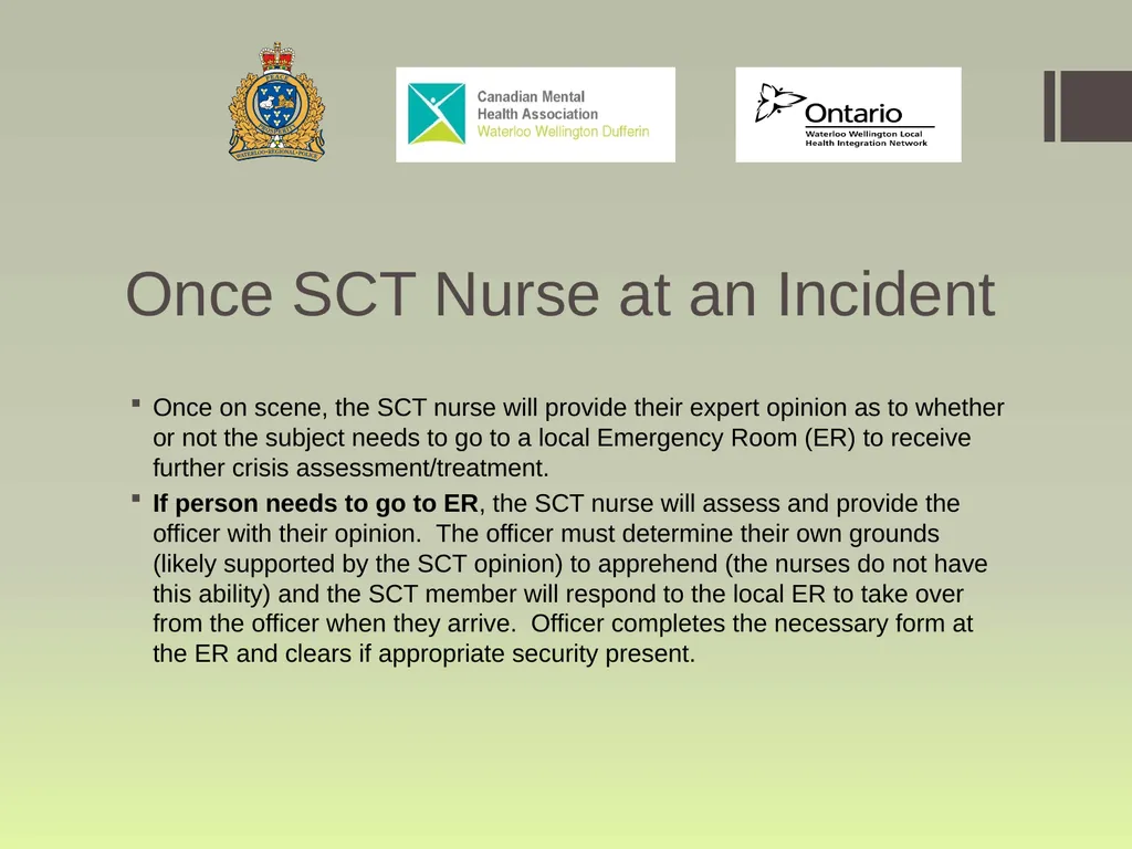 Waterloo Region Specialized Crisis Team Project: - slide 15 of 30