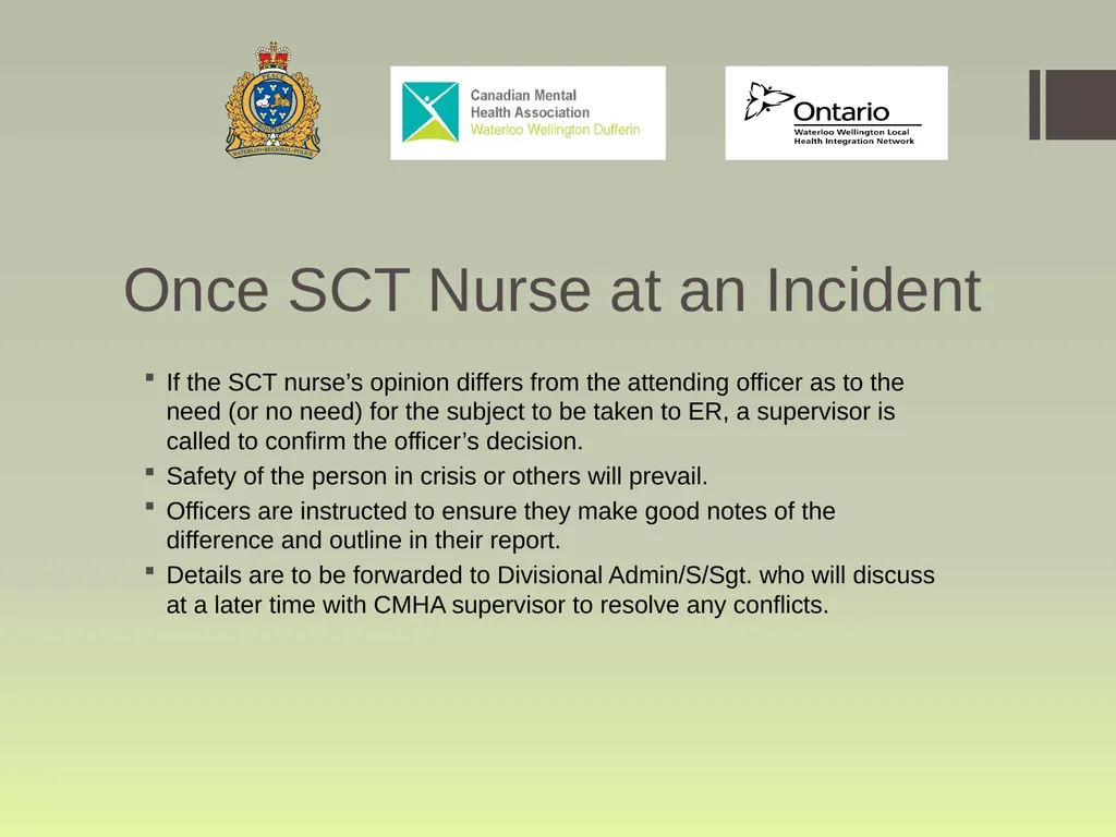 Waterloo Region Specialized Crisis Team Project: - slide 17 of 30