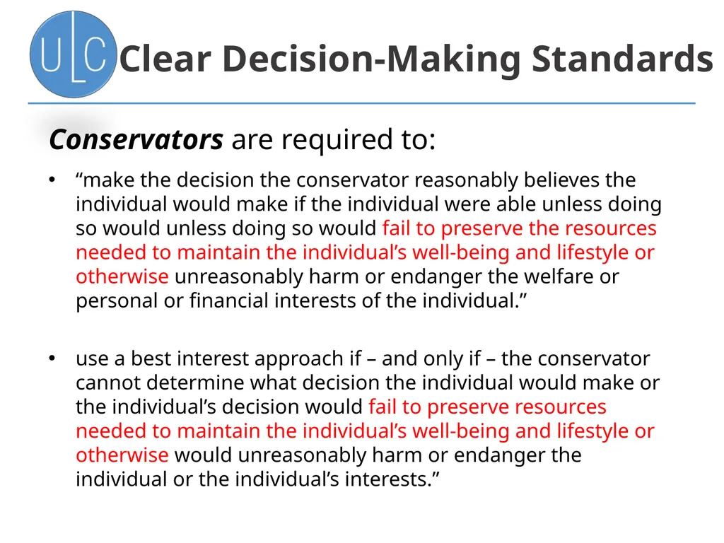 Uniform Guardianship, Conservatorship, and Other - slide 23 of 26