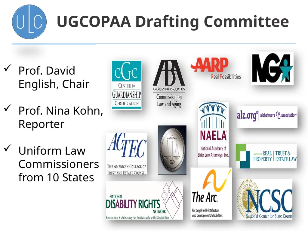 Uniform Guardianship, Conservatorship, and Other - slide 6 of 26
