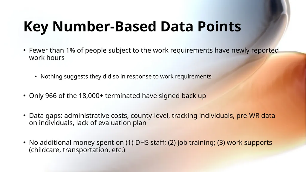 Arkansas Work Requirements Kevin De Liban, - slide 5 of 14