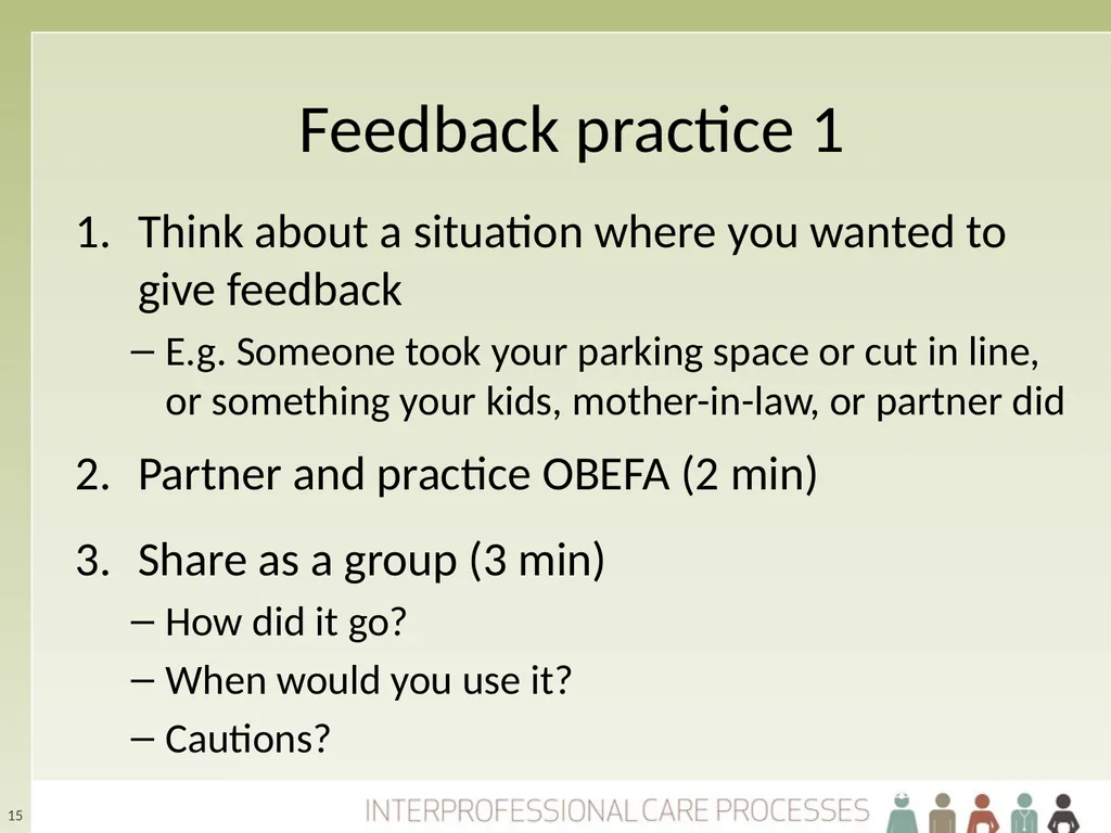 Refining Your Collaborative Practice Skills The - slide 15 of 28