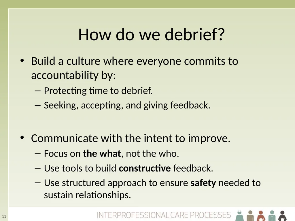 Refining Your Collaborative Practice Skills The - slide 11 of 28