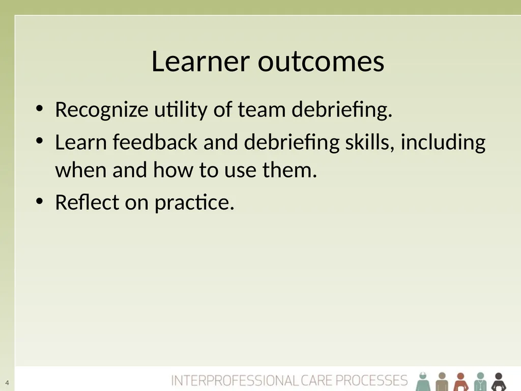 Refining Your Collaborative Practice Skills The - slide 4 of 28