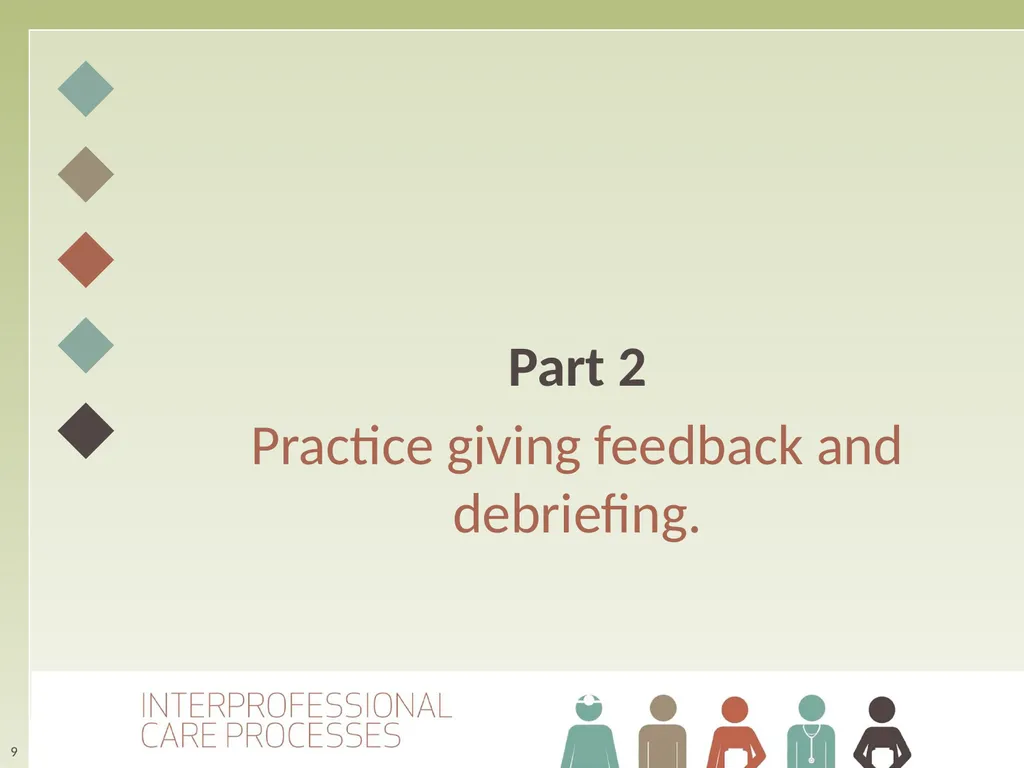 Refining Your Collaborative Practice Skills The - slide 9 of 28