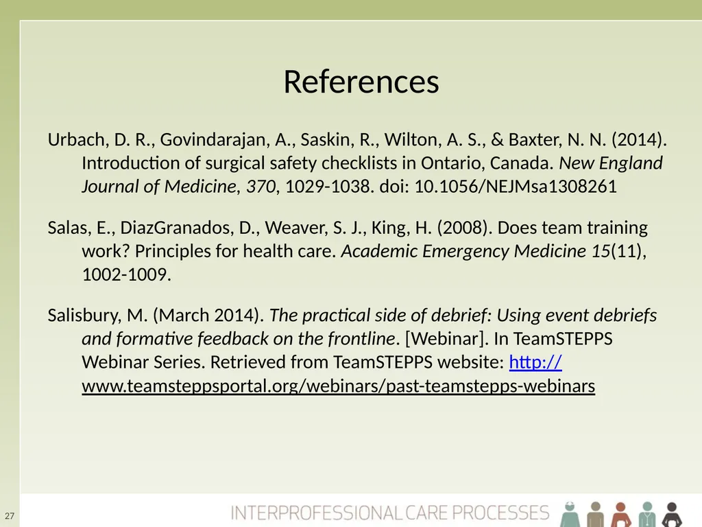 Refining Your Collaborative Practice Skills The - slide 27 of 28