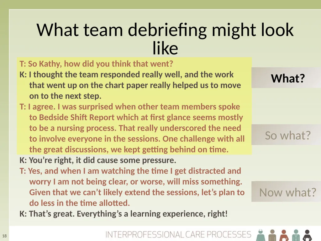 Refining Your Collaborative Practice Skills The - slide 18 of 28
