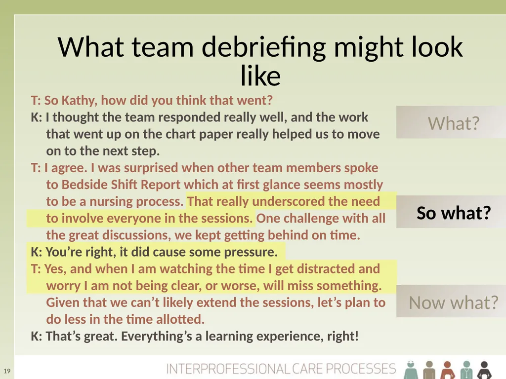 Refining Your Collaborative Practice Skills The - slide 19 of 28