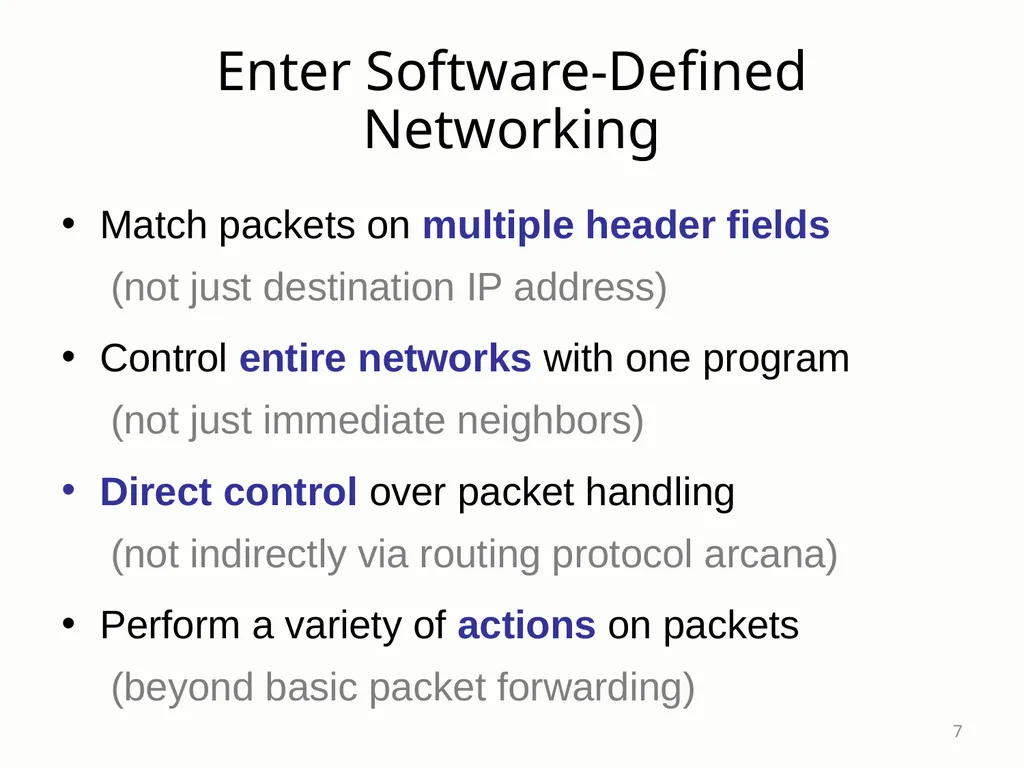 SDX: A Software-Defined Internet eXchange Jennifer - slide 7 of 47