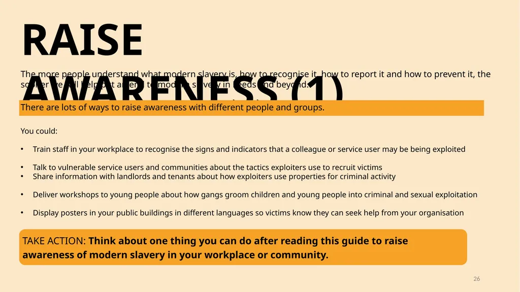 A guide for people and organisations who want to - slide 26 of 33