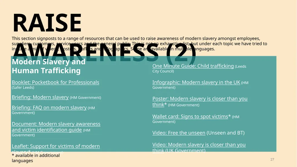 A guide for people and organisations who want to - slide 27 of 33